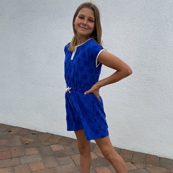 J crew royal blue beach cover up - Picture 2 of 3